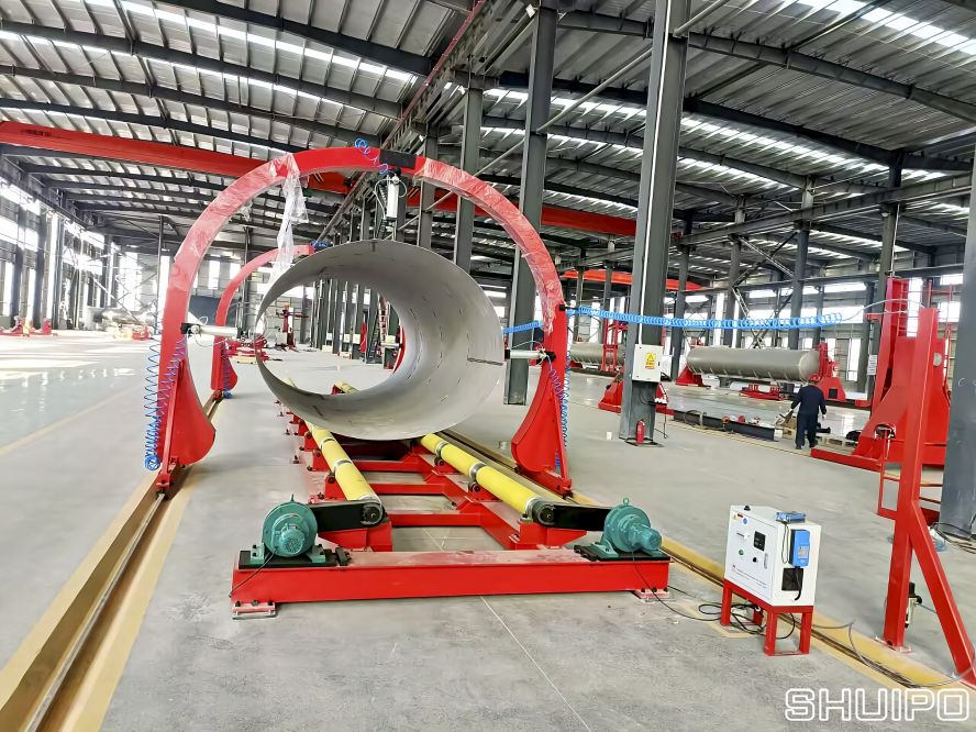 帶氣動(dòng)夾緊龍門架的長(zhǎng)軸滾輪架 帶氣動(dòng)夾緊龍門架的長(zhǎng)軸滾輪架